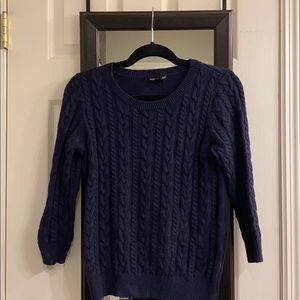 H&M Navy Blue Cable Knit Sweater!